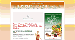 Desktop Screenshot of perfectformuladiet.com