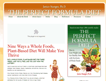 Tablet Screenshot of perfectformuladiet.com